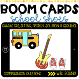 Distance Learning | Reading Comprehension BOOM CARDS | Sch