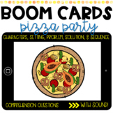 Distance Learning | Reading Comprehension BOOM CARDS | Piz