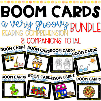 Preview of Distance Learning | Reading Comprehension BOOM Cards | BIG BUNDLE