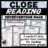 Distance Learning Reading Comprehension Intervention Bundle