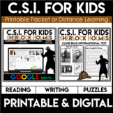 CSI Close Reading Comprehension | Printable and Digital | Sherlock Holmes