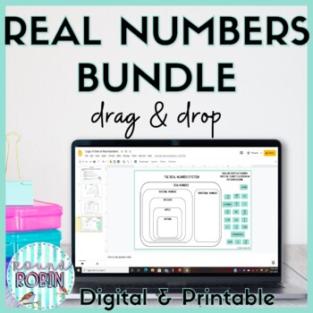 Preview of Real Numbers Digital Activity Bundle