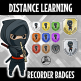 Distance Learning Recorder Karate Belts - Digital Badges