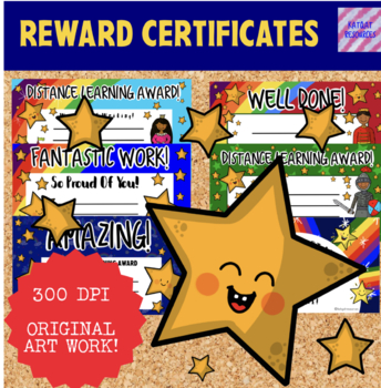 Preview of Distance Learning Certificates - Reward and Merit