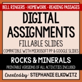 Rocks and Minerals Digital Assignments | Distance Learning