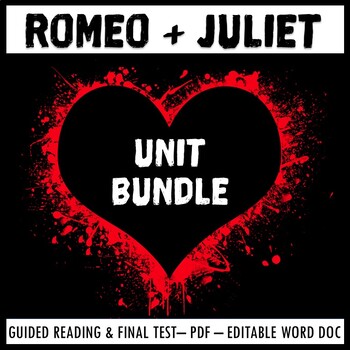Preview of Romeo & Juliet Unit Bundle