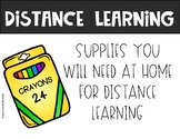 Distance Learning SCHOOL TOOLS