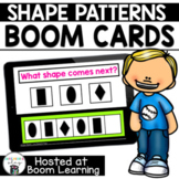 Distance Learning- SHAPE PATTERNS Boom Cards Boom Deck