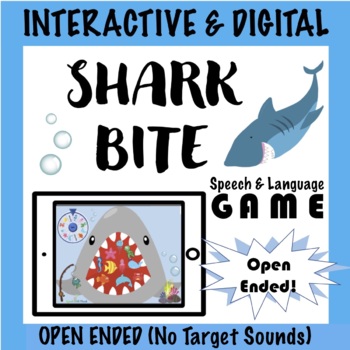 Preview of Distance Learning SHARK BITE Digital Interactive Tele Speech Game OPEN ENDED