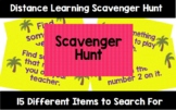 Distance Learning Scavenger Hunt