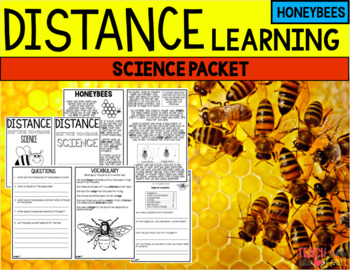 Preview of Distance Learning Science (Honeybees)