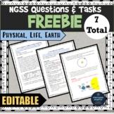 NGSS Assessment Tasks and Test Questions for Middle School FREE