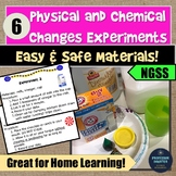 Physical Chemical Changes Labs Experiments Stations Packet NGSS