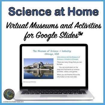 Preview of Science at Home Virtual Museums and Activities for Use with Google Slides™