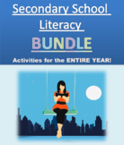 Literacy BUNDLE for Secondary Students