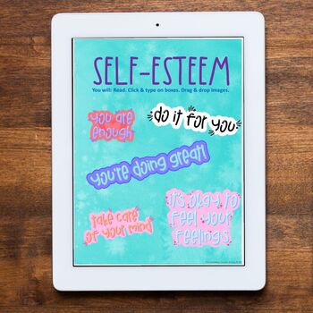 Preview of Self Esteem Distance Learning for Google Classrooms