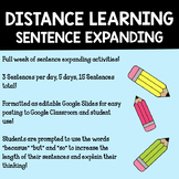 Distance Learning Sentence Expansion! 