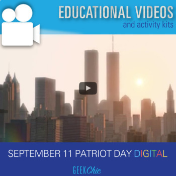 Preview of Distance Learning September 11th Patriot Day DIGITAL VIDEO LESSON