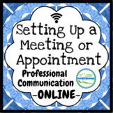 Distance Learning Setting up a Meeting or Appointment Onli
