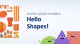 Distance Learning - Shapes Colors Numbers - PowerPoint Gui