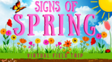 Distance Learning Signs of Spring Virtual Field Trip Basic