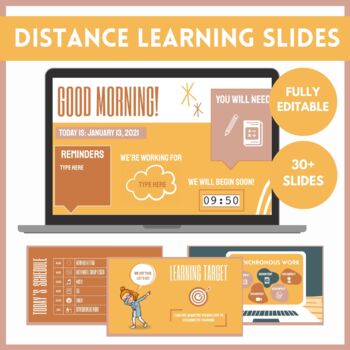 Preview of Distance Learning Slides | Google Slides