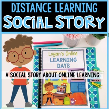 Preview of Distance Learning Social Story