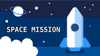 Preview of Distance Learning - Space Mission PowerPoint Guide - Covid-19 Activity
