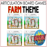 Speech Therapy Farm Themed BOOM CARDS for  Articulation Bo