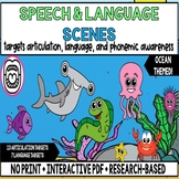 Distance Learning Speech Therapy Summer Articulation & Lan