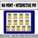 Distance Learning Speech Therapy School Themed NO PRINT Activity