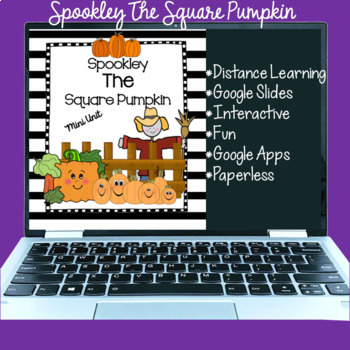 Preview of Distance Learning - Spookley The Square Pumpkin - Book Companion