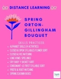 Distance Learning: Spring Orton-Gillingham Bouquet of Activities