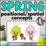 Spring Positional / Spatial Basic Concepts | BOOM CARDS™