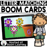 Distance Learning- Spring Themed Alphabet Letter Matching 