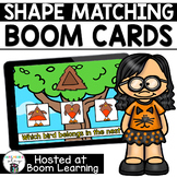 Distance Learning- Spring Themed Shape Matching Boom Cards Deck