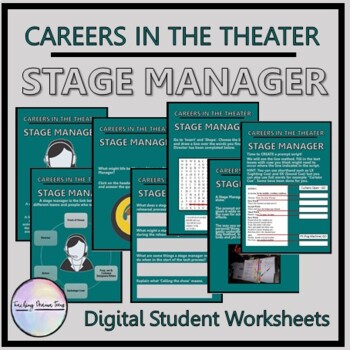 Preview of Distance Learning - Stage Manager Digital Learning Worksheets
