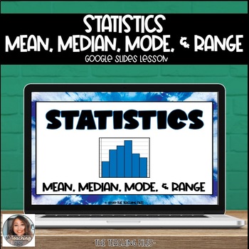 Preview of Distance Learning | Statistics: Mean, Median, Mode, Range Digital Lesson