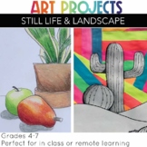 Still Life and Landscape Art Projects