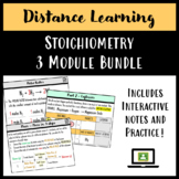 Distance Learning: Stoichiometry 3 Module Bundle
