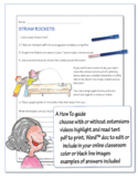 Distance Learning: Straw Rockets