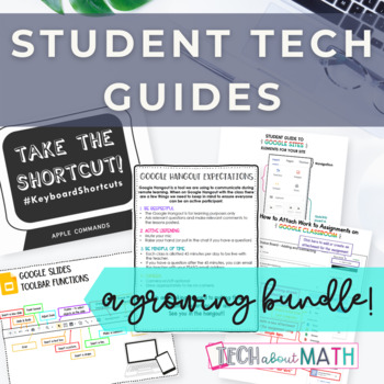 Preview of Student & Teacher Technology Guides for Google Apps Bundle