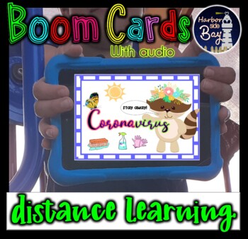 Preview of Distance Learning Studying from Home BOOM Cards