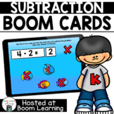 Distance Learning -  Subtraction within 10 Boom Cards