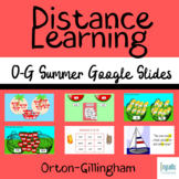 Distance Learning: Summer Orton-Gillingham Google Slide Ac