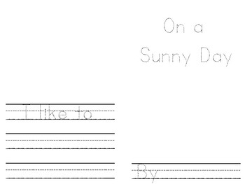 sunny day description creative writing