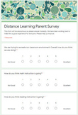 Distance Learning Survey for Parents (Editable Google Form)