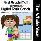 1st Grade Digital Task Cards Boom Cards™ Bundle THE WHOLE 