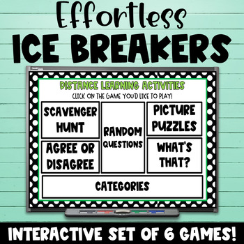 Preview of Interactive Ice Breaker Games - Team Building Activities - Morning Meeting Fun
