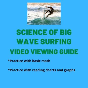 Preview of The Science of Big Wave Surfing (ELL and Special Ed Science)